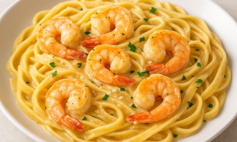 creamy shrimp pasta