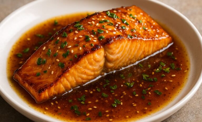 honey glazed salmon recipe